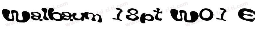 Walbaum 18pt W01 Ext字体转换